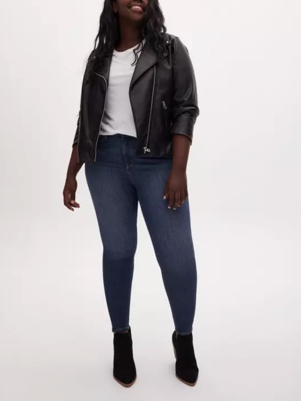 Torrid Sky High Skinny 20R | High Rise Premium Stretch Blue Denim Jeans